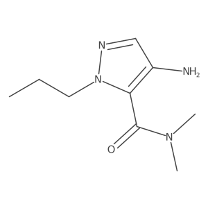 4-Amino-N,N-dimethyl-1-propyl-1H-pyrazole-5-carboxamide Structure