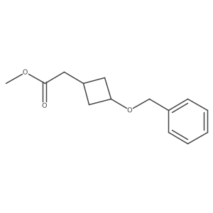 Methyl 2-(3-(benzyloxy)cyclobutyl)acetate Structure