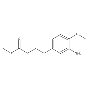 Methyl 4-(3-amino-4-methoxyphenyl)butanoate结构式