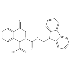 2-{[(9H-fluoren-9-yl)methoxy]carbonyl}-4-oxo-1,2,3,4-tetrahydroisoquinoline-1-carboxylic acid Structure