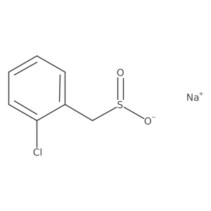 Sodium (2-chlorophenyl)methanesulfinate Structure