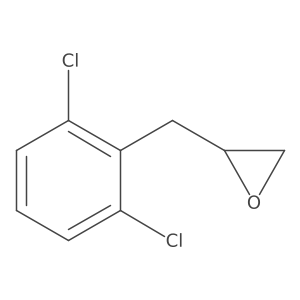 2-[(2,6-Dichlorophenyl)methyl]oxirane结构式