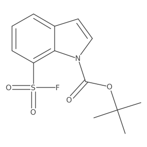 tert-butyl 7-(fluorosulfonyl)-1H-indole-1-carboxylate Structure