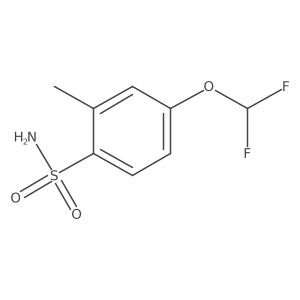 4-Difluoromethoxy-2-methylbenzenesulfonamide Structure