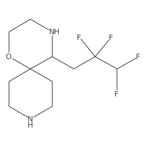 5-(2,2,3,3-Tetrafluoropropyl)-1-oxa-4,9-diazaspiro[5.5]undecane Structure