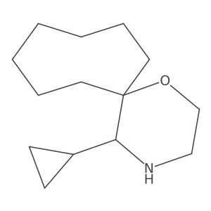 5-Cyclopropyl-1-oxa-4-azaspiro[5.7]tridecane Structure