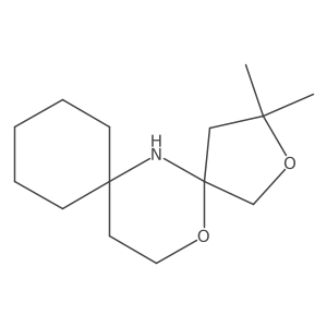 3,3-Dimethyl-2,15-dioxa-6-azadispiro[4.1.5^{7}.3^{5}]pentadecane Structure