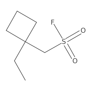 (1-Ethylcyclobutyl)methanesulfonyl fluoride结构式