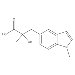 2-hydroxy-2-methyl-3-(1-methyl-1H-indol-5-yl)propanoic acid结构式