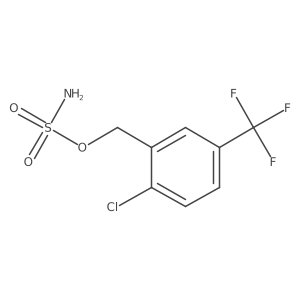 [2-Chloro-5-(trifluoromethyl)phenyl]methyl sulfamate Structure