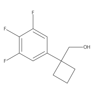 [1-(3,4,5-Trifluorophenyl)cyclobutyl]methanol结构式