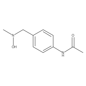 N-(4-{[hydroxy(methyl)amino]methyl}phenyl)acetamide Structure