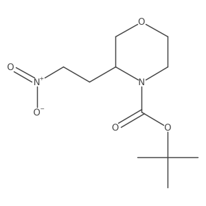 Tert-butyl 3-(2-nitroethyl)morpholine-4-carboxylate Structure