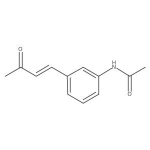 N-[3-(3-oxobut-1-en-1-yl)phenyl]acetamide结构式