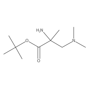 Tert-butyl 2-amino-3-(dimethylamino)-2-methylpropanoate Structure