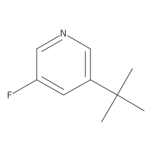 3-(tert-Butyl)-5-fluoropyridine结构式