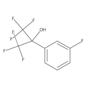 1,1,1,3,3,3-Hexafluoro-2-(3-fluorophenyl)-2-propanol Structure