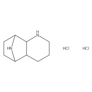 3,11-Diazatricyclo[6.2.1.02,7]undecane;dihydrochloride Structure