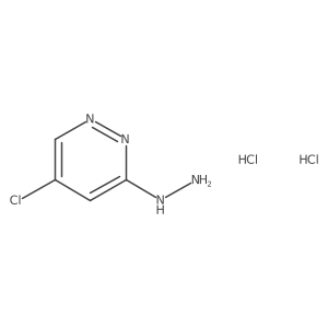 5-Chloro-3-hydrazinylpyridazine dihydrochloride Structure