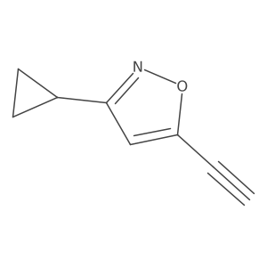 3-Cyclopropyl-5-ethynyl-1,2-oxazole Structure