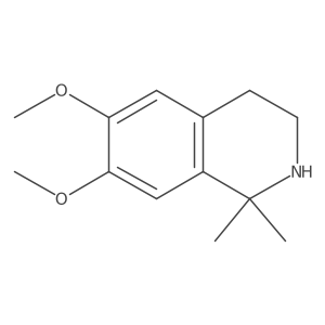 6,7-Dimethoxy-1,1-dimethyl-1,2,3,4-tetrahydroisoquinoline Structure