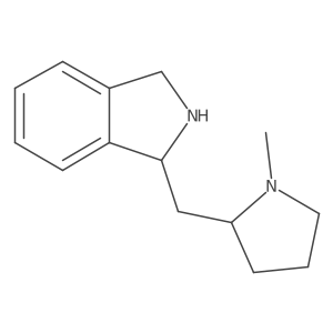 1-[[(2S)-1-methylpyrrolidin-2-yl]methyl]isoindoline结构式