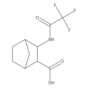 (1R,2S,3R,4S)-3-(2,2,2-trifluoroacetamido)bicyclo[2.2.1]heptane-2-carboxylic acid Structure