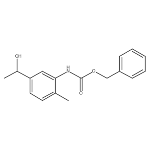 benzyl N-{5-[(1S)-1-hydroxyethyl]-2-methylphenyl}carbamate结构式