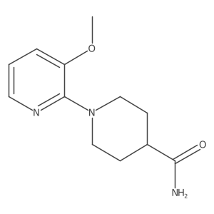 1-(3-Methoxypyridin-2-yl)piperidine-4-carboxamide结构式