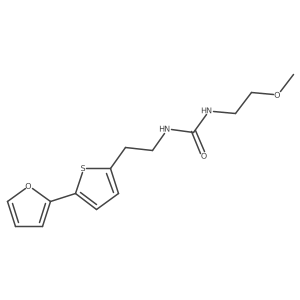1-{2-[5-(Furan-2-yl)thiophen-2-yl]ethyl}-3-(2-methoxyethyl)urea Structure
