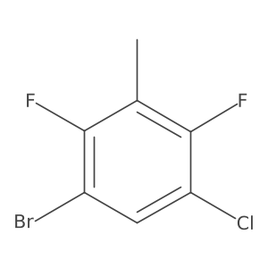 1-Bromo-5-chloro-2,4-difluoro-3-methylbenzene Structure