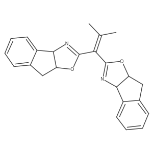 (3aS,3a'S,8aR,8a'R)-2,2'-(2-Methylprop-1-ene-1,1-diyl)bis(3a,8a-dihydro-8H-indeno[1,2-d]oxazole) Structure