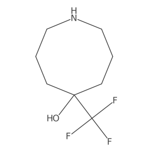 5-(Trifluoromethyl)azocan-5-ol结构式