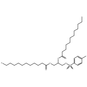 Glycerol 1,2-(di-11-bromoundecanoate)-3-(p-toluenesulfonate) Structure