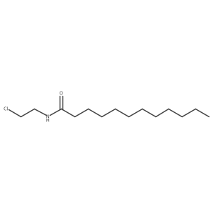 N-(2-chloroethyl)dodecanamide结构式