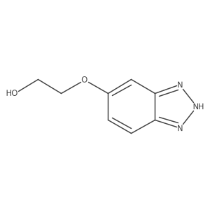 2-(1H-Benzotriazol-6-yloxy)ethanol Structure