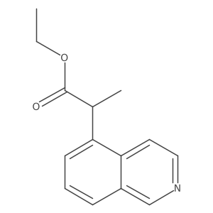 Ethyl 2-(5-isoquinolinyl)propanoate Structure