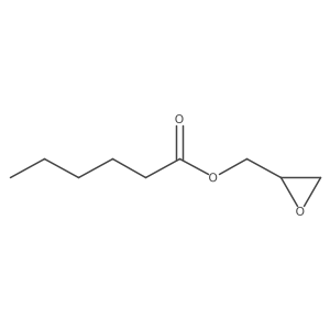 (2S)-2-Oxiranylmethyl hexanoate结构式