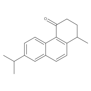 2,3-Dihydro-1-methyl-7-(1-methylethyl)-4(1H)-phenanthrenone Structure