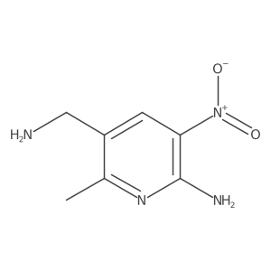 6-Amino-2-methyl-5-nitro-3-pyridinemethanamine Structure