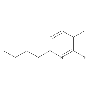 2-Butyl-6-fluoro-2,5-dihydro-5-methylpyridine Structure