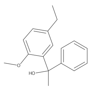 1-(5-Ethyl-2-methoxy-phenyl)-1-phenyl-ethanol Structure