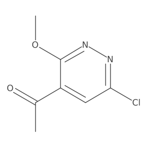 1-(6-Chloro-3-methoxy-pyridazin-4-yl)-ethanone Structure