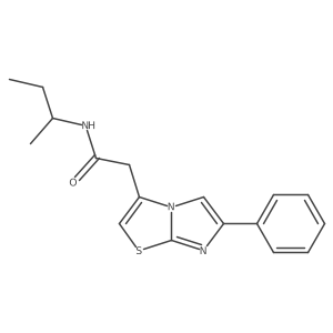 N-(sec-butyl)-2-(6-phenylimidazo[2,1-b]thiazol-3-yl)acetamide Structure