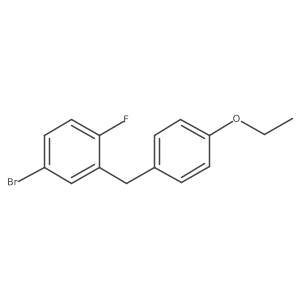 1-Bromo-3-(4-ethoxybenzyl)-4-fluorobenzene Structure