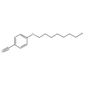 7-(4-Cyanophenoxy)heptyl bromide结构式