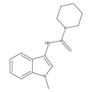 N-(1-methyl-1H-indol-3-yl)piperidine-1-carboxamide Structure