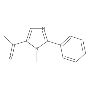 1-(1-Methyl-2-phenyl-1H-imidazol-5-YL)ethanone Structure