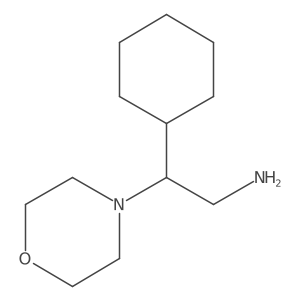 I(2)-Cyclohexyl-4-morpholineethanamine结构式
