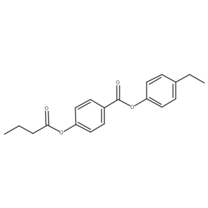 4-Ethylphenyl 4-(1-oxobutoxy)benzoate结构式